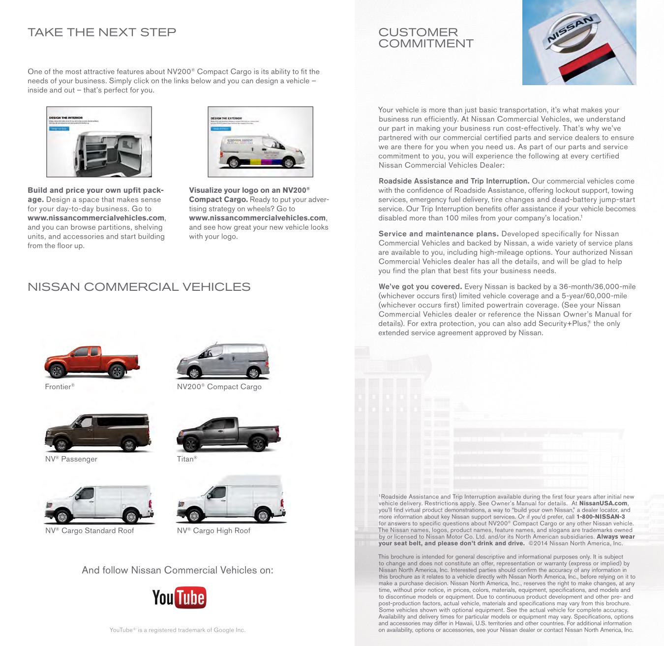 2014 Nissan NV 200 Brochure Page 8